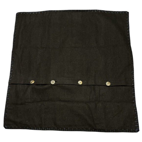 NEW WORLD ARTS CHRISTMAS XL PIllow SHAM  Snow Family HANDMADE DETAILED Wool - Picture 2 of 9